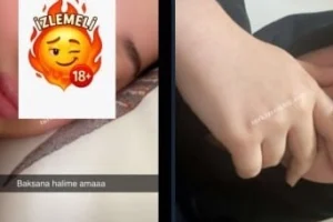 Türbanlı çıtır efsane video ve foto sevgilisine şov yapmış