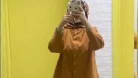 Evli türbanlı kaşar