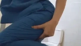 Hemşire kızımız nöbette can sıkıntısından yayın açmış çok fena yanıyormuş