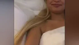 Sarışın seksi hatun otel odasında vurduruyor