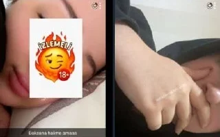 Türbanlı çıtır efsane video ve foto sevgilisine şov yapmış