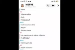 Snapten Sakso Videosunu Gönderen Genç Merve
